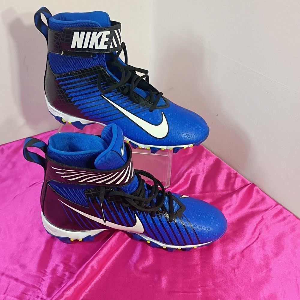 Nike Alpha Strike Shark 841657-410 Game Royal-Blue Men's SZ 9.5 Football Cleat . - Picture 1 of 8